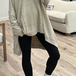 Talulah Nomad Oversized Poncho hooded Sweatshirt tunic